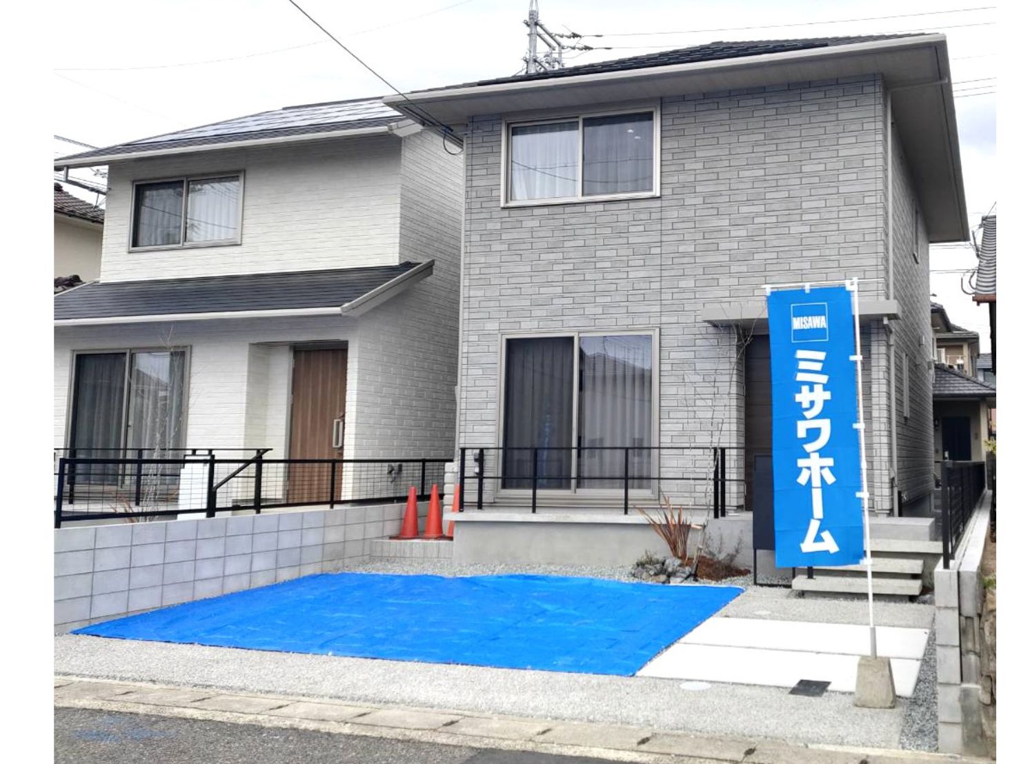 1号棟【新築】万寿小・倉敷東中エリア｜ミサワホーム施工の最新3LDK！南北両面道路で陽当り良好