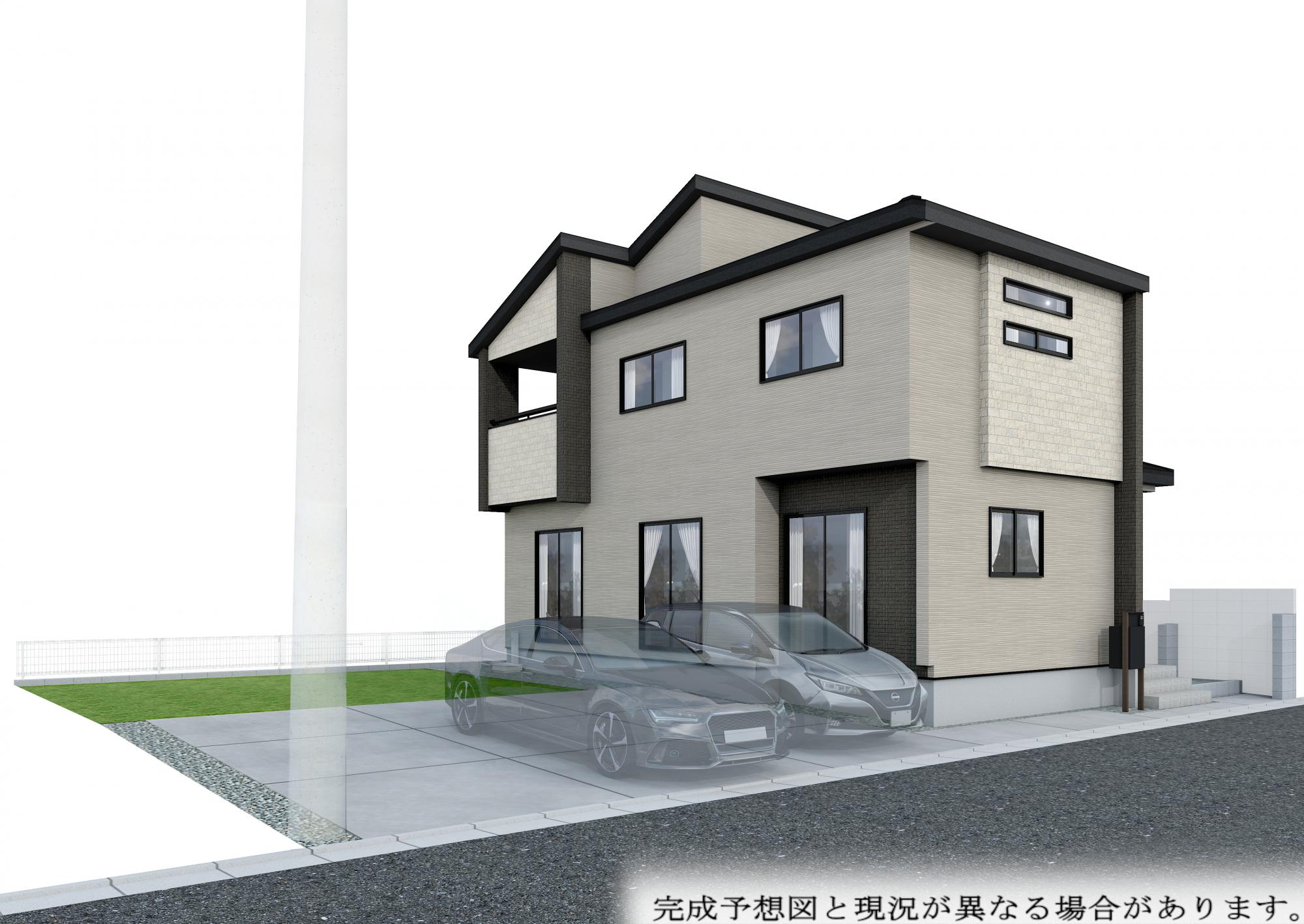 【新築】倉敷市浜ノ茶屋1丁目・1号棟：3,998万円（税込）　「利便性×安心」を妥協しない。57坪超のゆとりある敷地で叶える新生活