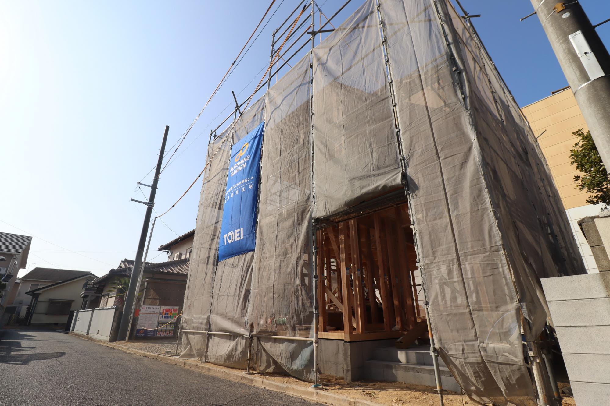 【新築】倉敷市浜ノ茶屋1丁目・1号棟：3,998万円（税込）　「利便性×安心」を妥協しない。57坪超のゆとりある敷地で叶える新生活